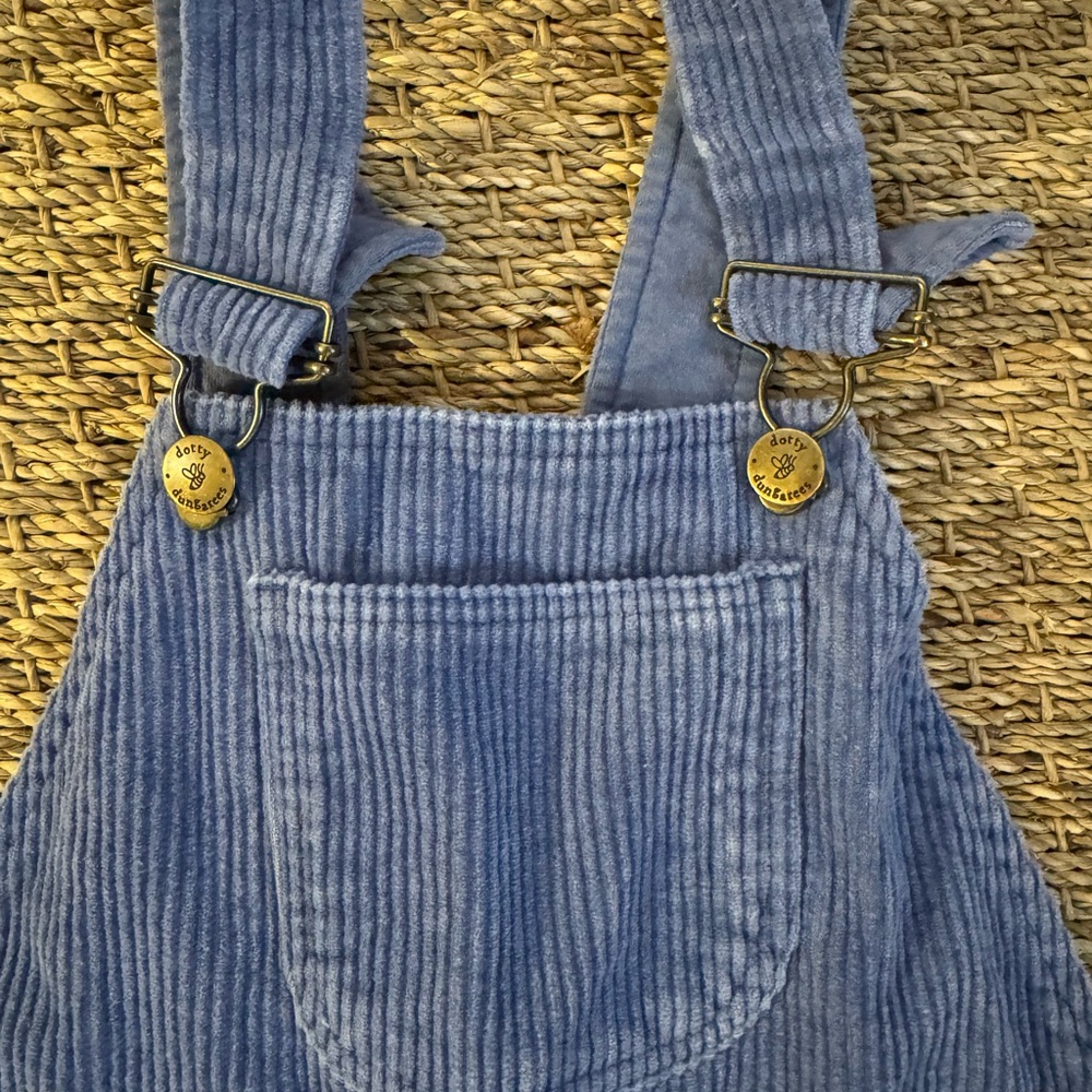 Blue Corduroy Kids Matching Set